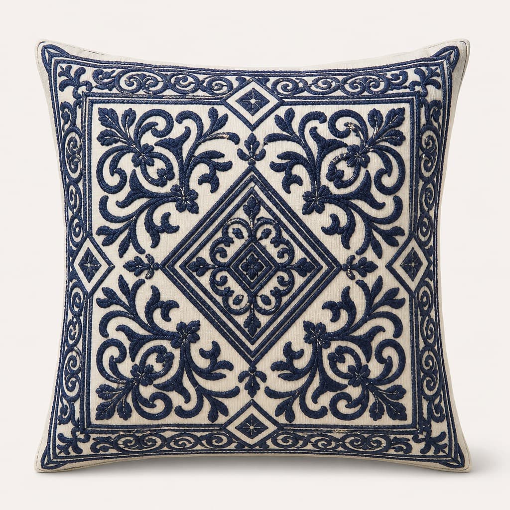 Fez Embroidered Pillow