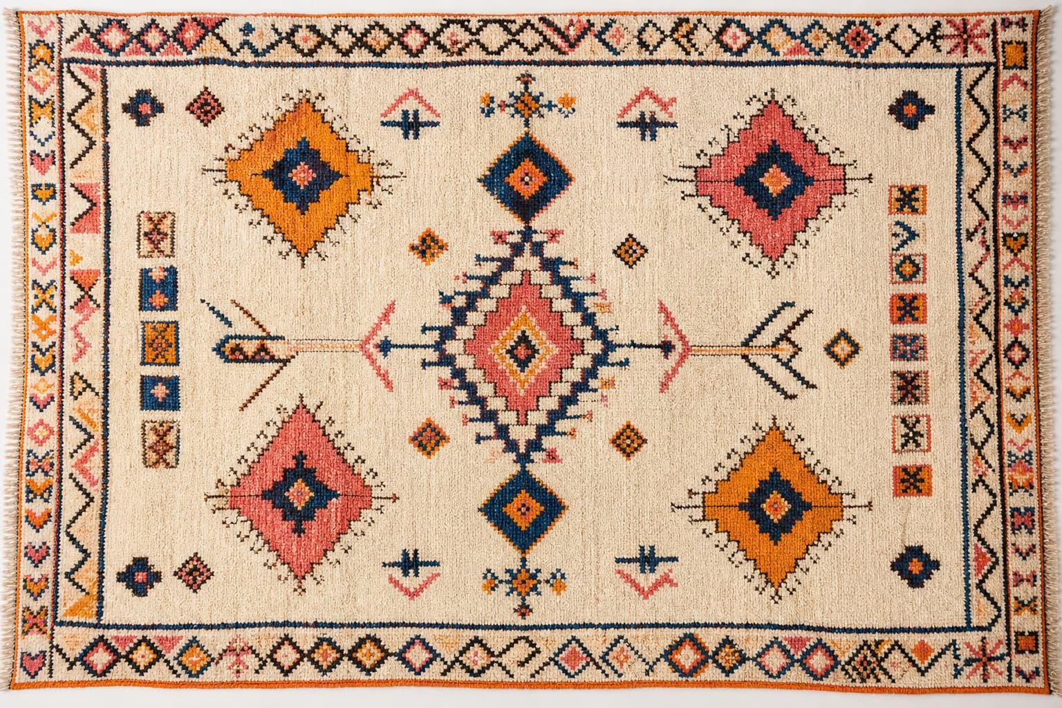 Colorful Azilal Berber rug